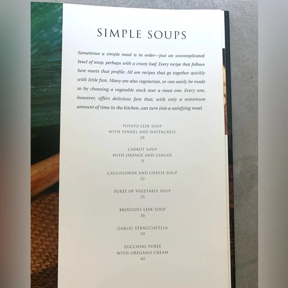 Williams Sonoma Soup cookbook
